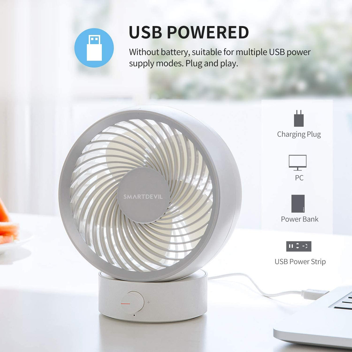 USB Desk Fan