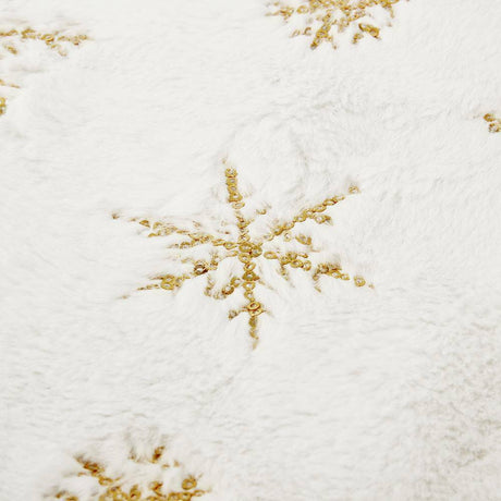 Christmas Tree Skirt Snow White Floor Mats Cover Long Plush Base Home Decor