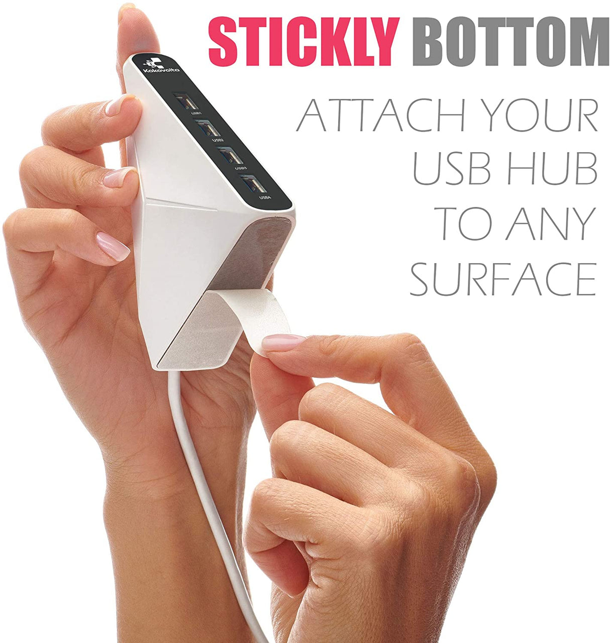 USB Hub 3.0 Vertical Data Hub with Long Cord