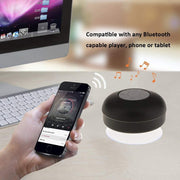 Portable Waterproof Shower Speaker-Black