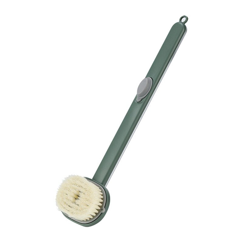 Long-Handle Dispensing Shower Brush – 4 Colours