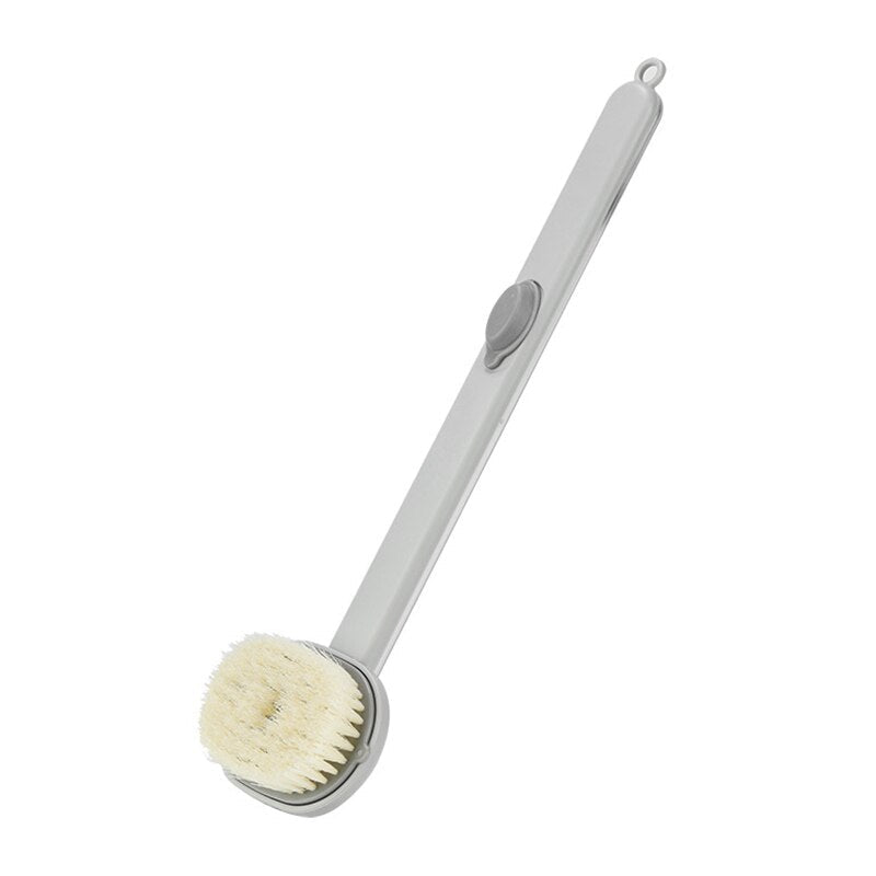 Long-Handle Dispensing Shower Brush – 4 Colours