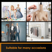 175cm Full-Body Female Display Mannequin with Metal Base