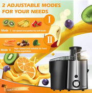 Juicer Wide Mouth Masticating Juicer Extractor