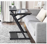 Computer Desk with Storage Shelf Modern Study Writing Table fit Working/Eating/Gaming for Small Spaces Black