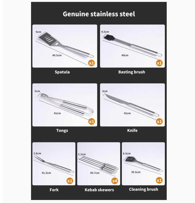 Stainless Steel BBQ Tool Set