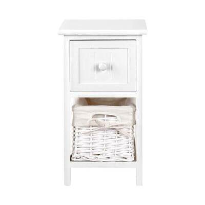 Artiss Bedside Tables Drawers Side Table Storage Cabinet Nightstand Bedroom x2