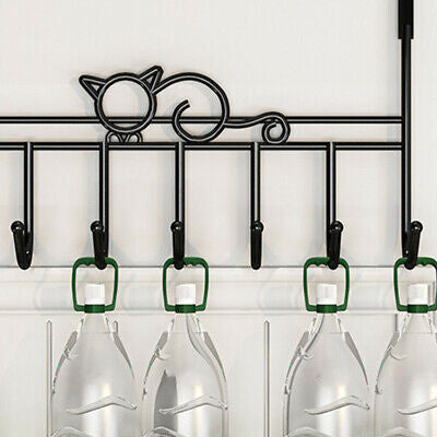 7-Hook Over-Door Coat, Towel & Bag Rack