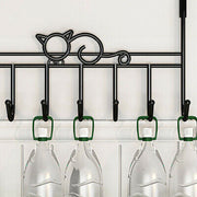 7-Hook Over-Door Coat, Towel & Bag Rack