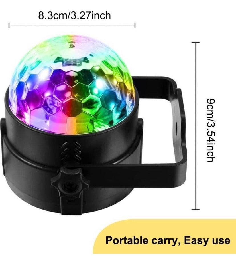 Disco Ball Party Lights iThird Sound Activated 7 Modes DJ Lighting Stage Lighting RGB LED Strobe Lamp with IR Remote AU Plug for Party Birthday Bar Karaoke Christmas Wedding Show Club Pub House