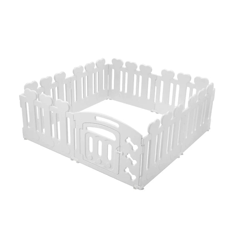 Metal Pet Playpen & Whelping Enclosure with Gate