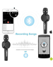 MODAR 10 W Dual-Speaker Bluetooth Karaoke Microphone
