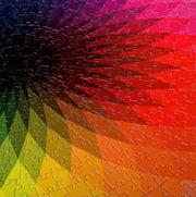 LRRH 1000 Pcs Round Jigsaw Puzzles Rainbow Palette Intellectual Game for Adults and Kids