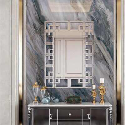 Bevelled Geometric Wall Mirror – Vertical or Horizontal