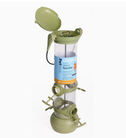 Four-Port Tube Bird Seed Feeder