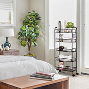 5-Basket Rolling Utility Storage Cart