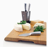 Cheese Knife Set, Silver/Brown