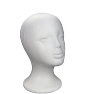 Foam Mannequin Heads for Wigs, Hats & Glasses – 2 Pack