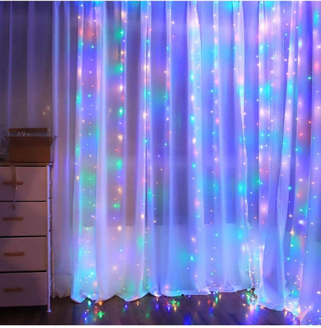 Window Curtain String Light