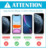 Privacy Tempered-Glass Screen Protectors for iPhone 11/XR – 2 Pack