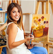 10-Piece Artist Paint Brush Set for Acrylic, Oil & Watercolour