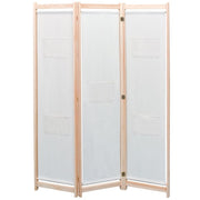 Solid Pine Wood 3-Panel Room Divider 120x170cm Privacy Screen Stand.