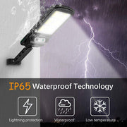 120-LED Solar Motion-Sensor Wall Light with Remote