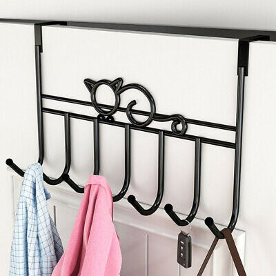 7-Hook Over-Door Coat, Towel & Bag Rack