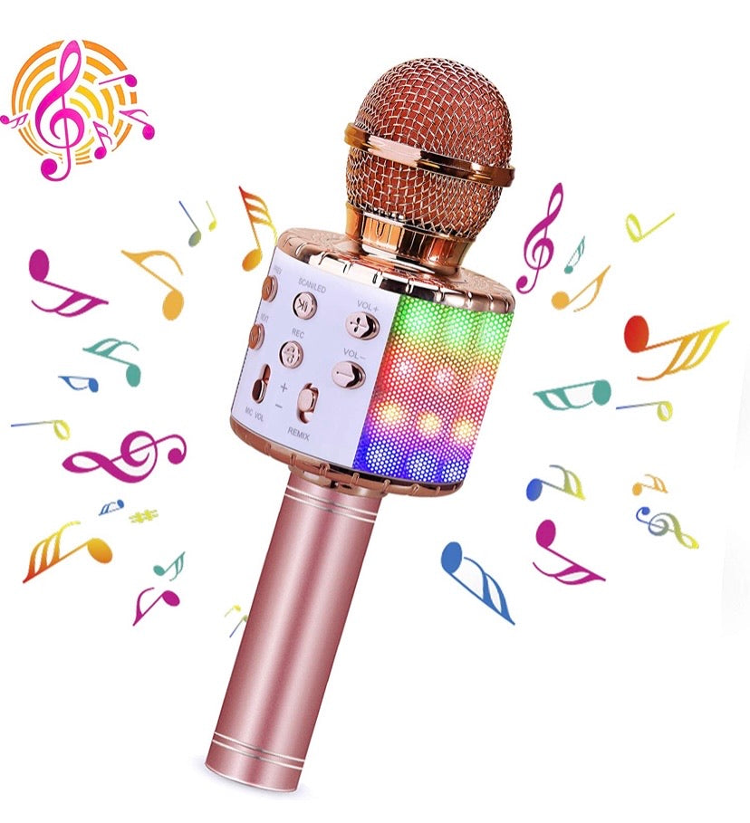 BlueFire 4-in-1 LED Bluetooth Karaoke Microphone – 4 Colours