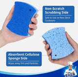 Non-Scratch Cellulose Scrub Sponge