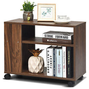 Rolling Industrial Bedside & Sofa Table