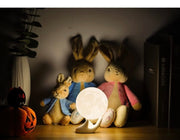 Moon Lamp Balkwan 3.5 inches 3D Printing Moon Light uses Dimmable and Touch Control Design,Romantic Funny Birthday Gifts for Women ,Men,Kids,Child and Baby. Rustic Home Decor Rechargeable Night Light (3.5 inches)