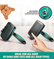 3-Piece Dog & Cat Grooming Kit – Brush, Comb & Nail Clippers