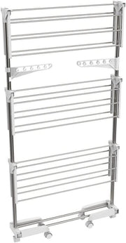Extra-Large 3-Tier Folding Clothes Airer – 20m Drying Space