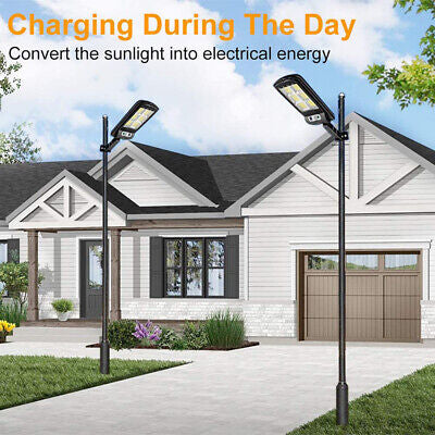 120-LED Solar Motion-Sensor Wall Light with Remote