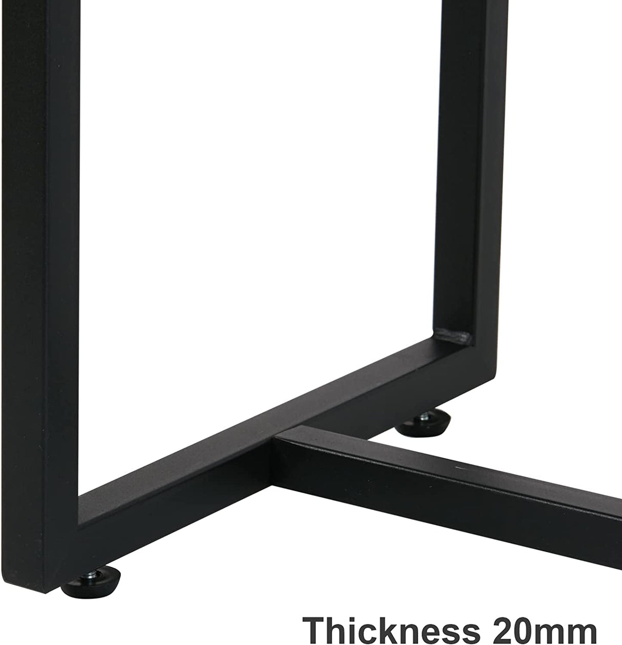 Luxury Marble Console Table Entryway Decorative Table Black Top & Gold Frame