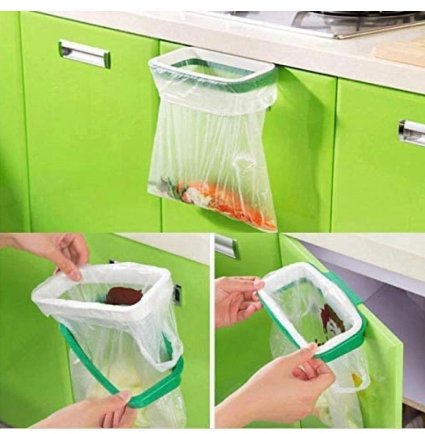 Over-Door Waste-Bag Holder for Doors Under 2 cm