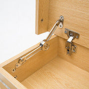 2x Bedside Tables 3 Drawers RGB LED Cabinet Nightstand OAK