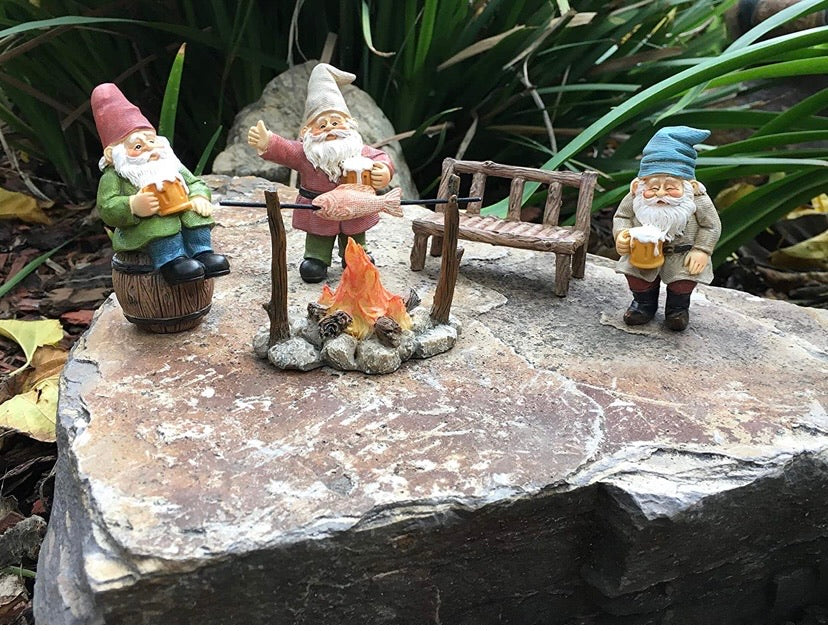 Happy Gnomes Beer Drinking Buddies- 5pcs
