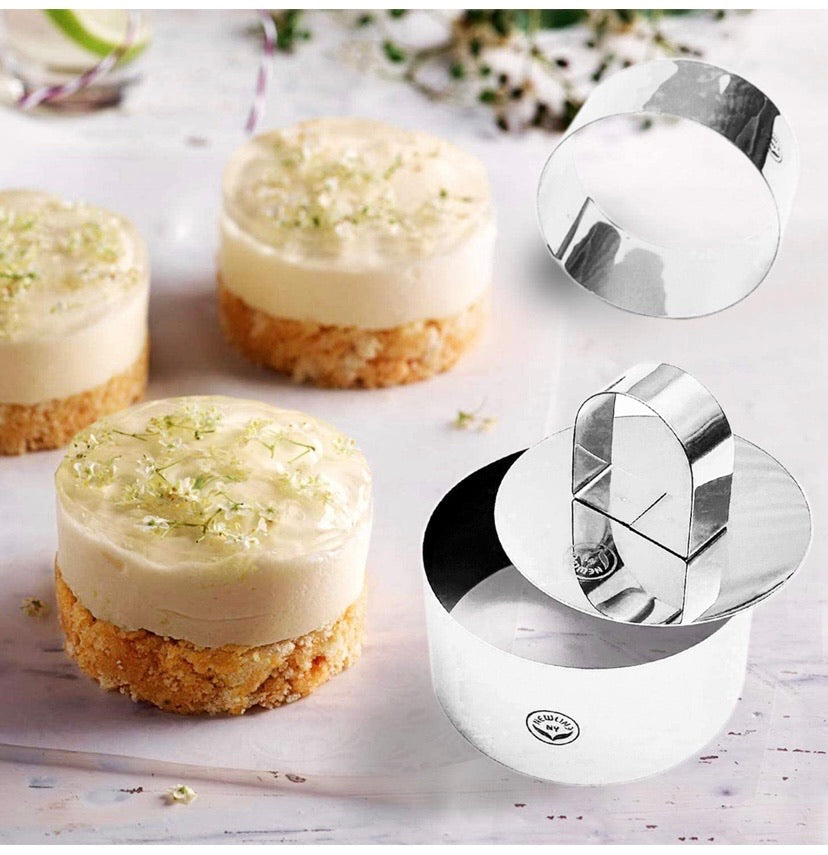 Stainless Steel Dessert Rings- 12 Pcs
