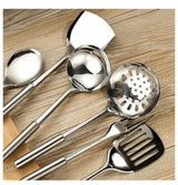 6pcs Stainless Steel Kitchen Utensil Cooking Tool Set