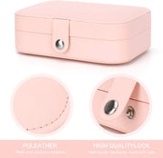 TERSELY Portable Jewellery Organiser – White or Pink