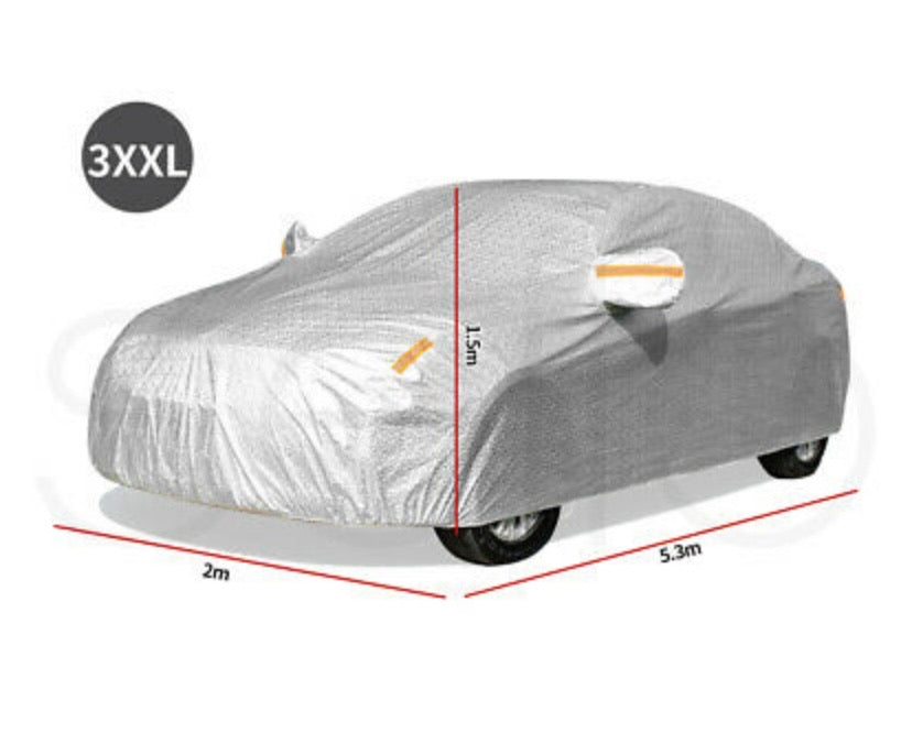Car Cover Waterproof UV Dust Proof Large Full Coverage Cover 3XXL 530x200x150cm