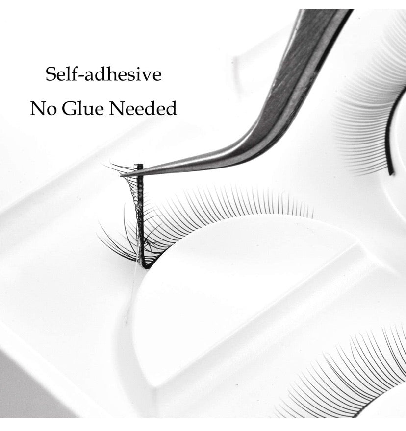 Self-Adhesive Practice Lash Strips – 20 Pairs
