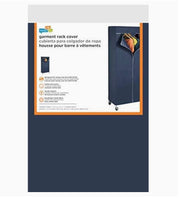 GAR-01120 Garment-Rack Cover – Navy Blue