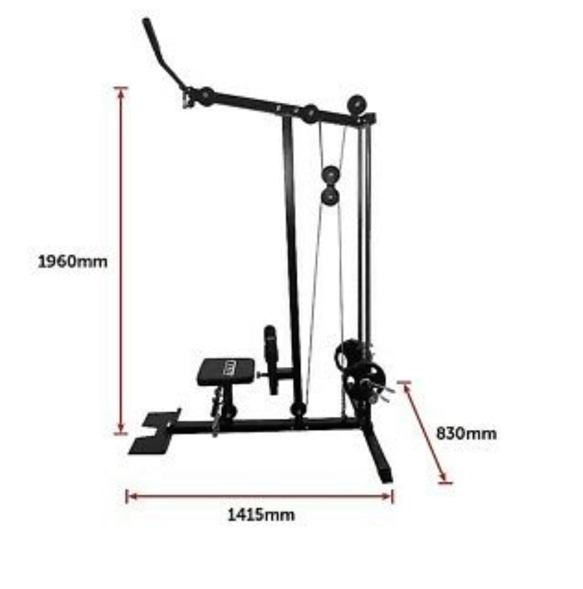 Pull Down Low Row Fitness