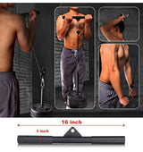 11Pack Fitness LAT and Lift Pulley System Gym, 3in1 Pull-Down Machine with Dual Cable Attachments and Upgraded Loading Pin for Biceps Curl, Back, Shoulder,Forearm,Triceps Extensions Workout