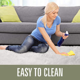 Fluffy Rug, Super Soft Fuzzy Area Rugs for Bedroom Living Room - 4' x 6' Large Plush Furry Shag Rug - Kids Playroom Nursery Classroom Dining Room Decor Floor Carpet, Cream White