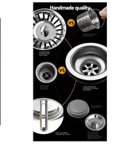 770 × 450 mm Stainless-Steel Double-Bowl Sink