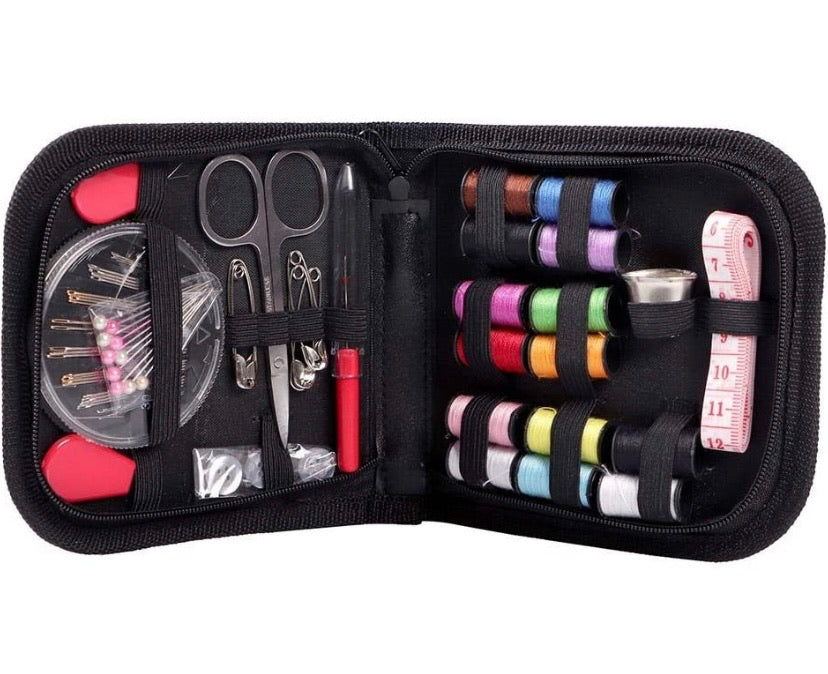 68-Piece Compact Sewing & Clothing Repair Kit